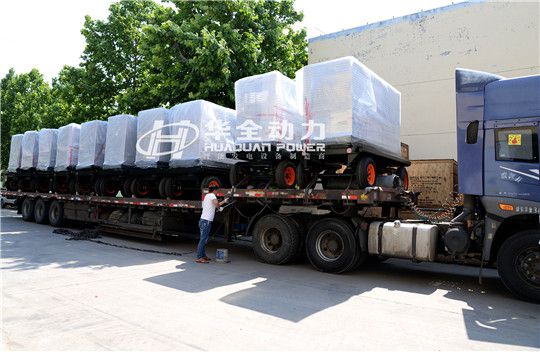 批量發貨才夠爽！10臺100kw華全濰柴發電機組發往吉林！